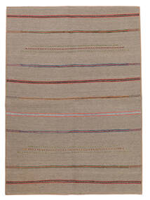  Kilim Modern Rug 172X238 Persian Wool Brown Carpetvista