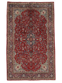 134X217 絨毯 オリエンタル サルーク Fine ダークレッド/茶色 (ウール, ペルシャ/イラン) Carpetvista