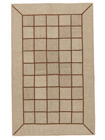  Persischer Kelim Patchwork Teppich 131X210 Orange/Braun (Wolle, Persien/Iran)