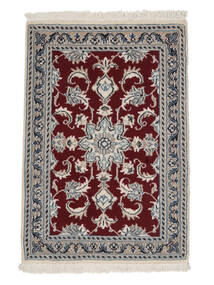 60X90 Nain Teppich Orientalischer Schwarz/Hellgrau (Wolle, Persien/Iran) Carpetvista