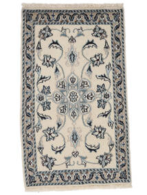 55X90 絨毯 オリエンタル ナイン ベージュ/ダークグレー (ウール, ペルシャ/イラン) Carpetvista