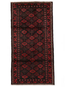  100X198 Medallion Small Baluch Rug Wool, Carpetvista