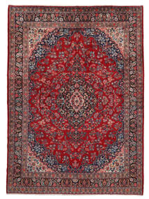 Dywan Meszhed Fine 285X400 Ciemnoczerwony/Czarny Duży (Wełna, Persja/Iran)
