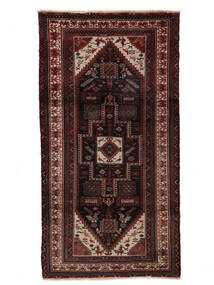 絨毯 オリエンタル バルーチ 100X195 ブラック/茶色 (ウール, ペルシャ/イラン)