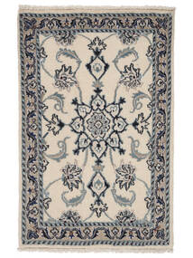  Nain Rug 57X90 Persian Wool Dark Grey/Beige Small Carpetvista