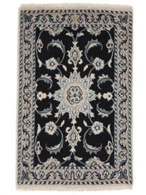  Nain Rug 55X85 Persian Wool Black/Dark Grey Small Carpetvista