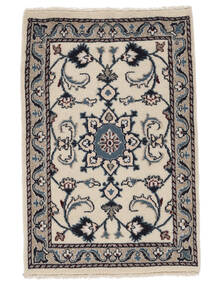 55X83 絨毯 オリエンタル ナイン ベージュ/ブラック (ウール, ペルシャ/イラン) Carpetvista