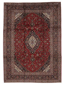  Keshan Rug 255X355 Persian Wool Black/Dark Red Large Carpetvista