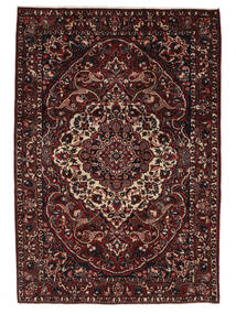  Oriental Bakhtiari Rug 215X310 Black/Dark Red Wool, Persia/Iran Carpetvista
