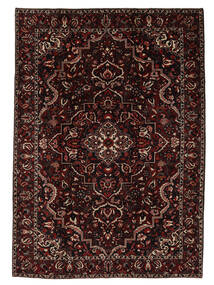 絨毯 ペルシャ バクティアリ 212X305 ブラック/茶色 (ウール, ペルシャ/イラン)