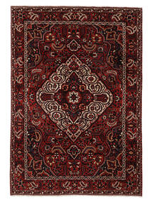  Orientalischer Bachtiar Teppich 215X315 Schwarz/Dunkelrot Wolle, Persien/Iran Carpetvista