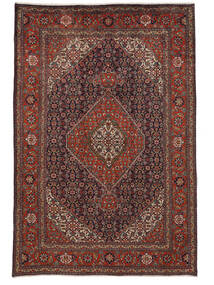 197X290 Alfombra Oriental Tabriz Negro/Rojo Oscuro (Lana, Persia/Irán) Carpetvista