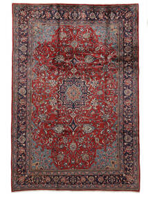  Orientalischer Mahal Teppich 217X320 Dunkelrot/Schwarz Wolle, Persien/Iran Carpetvista