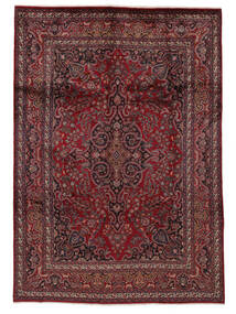 255X355 絨毯 オリエンタル マシュハド ダークレッド/ブラック 大きな (ウール, ペルシャ/イラン) Carpetvista