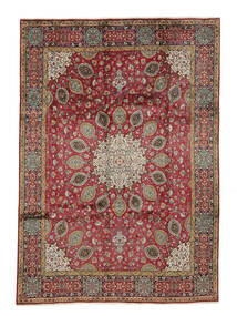  Orientalsk Tabriz Teppe 250X355 Mørk Rød/Brun Stort Ull, Persia/Iran Carpetvista