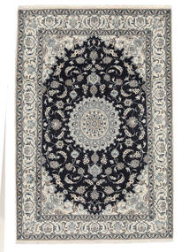  Nain Rug 197X297 Persian Wool Dark Grey/Black Carpetvista