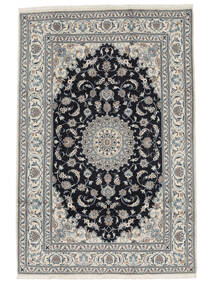  Orientalsk Nain Tæppe 194X294 Mørkegrå/Grå Uld, Persien/Iran Carpetvista