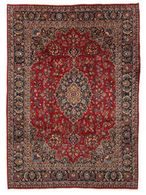  Orientalsk Mashad Teppe 240X340 Mørk Rød/Svart Ull, Persia/Iran Carpetvista