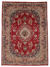 Tapete Oriental Mashad 243X335 Castanho/Vermelho Escuro (Lã, Pérsia/Irão)
