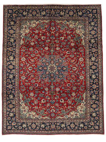  Mashad Rug 285X367 Persian Wool Black/Brown Large Carpetvista