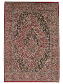  Kerman Fine Rug 280X395 Persian Wool Dark Red/Brown Large Carpetvista