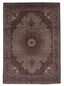 270X388 Moud Matta Orientalisk Svart/Brun Stor ( Persien/Iran) Carpetvista
