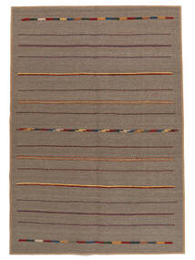 Kelim Modern Teppich 167X240 Braun Wolle, Persien/Iran Carpetvista