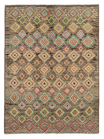 絨毯 Moroccan Berber - Afghanistan 122X170 茶色/オレンジ (ウール, アフガニスタン)