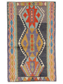 Moroccan Berber - Afghanistan Rug 120X198 Black/Brown Wool, Afghanistan Carpetvista