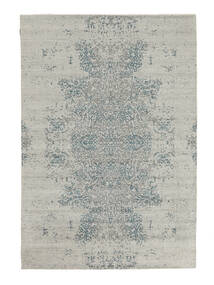203X293 Alfombra Wool/Bambusilk Loom - Indo Moderna Gris/Gris Oscuro (Lana, India) Carpetvista