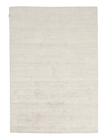  201X290 Wool/Bambusilk Loom - Indo Teppich Gelb/Grau Indien Carpetvista