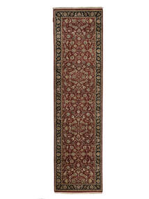81X303 絨毯 オリエンタル サルーク American 廊下 カーペット 茶色/ブラック (ウール, インド) Carpetvista