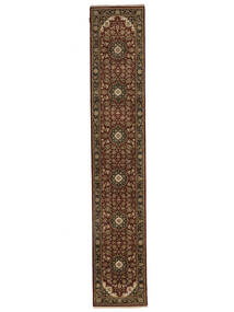 絨毯 オリエンタル サルーク American 78X424 廊下 カーペット ブラック/茶色 (ウール, インド)