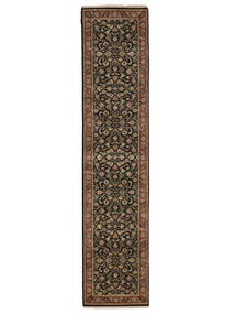 絨毯 オリエンタル サルーク American 83X369 廊下 カーペット 茶色/ブラック (ウール, インド)