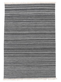 絨毯 Pet Yarn キリム 160X230 ダークグレー/ブラック ( インド)