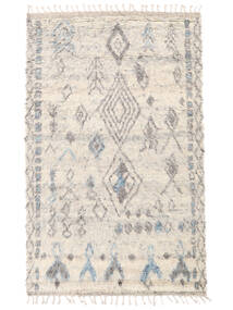 絨毯 Moroccan Berber - Indo 160X240 ベージュ/ライトグレー (ウール, インド)
