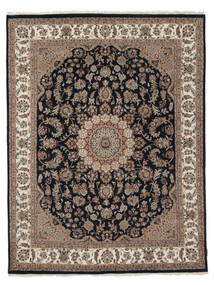195X256 絨毯 オリエンタル ナイン インド 茶色/ブラック ( インド) Carpetvista