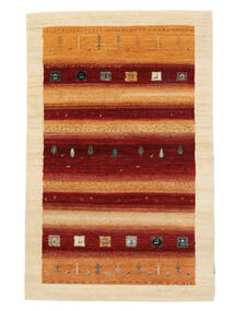 絨毯 ギャッベ Loribaft 120X183 ダークレッド/茶色 (ウール, インド)