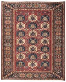 絨毯 キリム ゴルバリヤスタ Soumakh 330X389 茶色/ダークレッド 大きな (ウール, アフガニスタン)