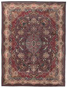 絨毯 カシュマール 295X390 ブラック/ダークレッド 大きな (ウール, ペルシャ/イラン)