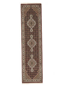 80X306 絨毯 タブリーズ Royal オリエンタル 廊下 カーペット 茶色/ブラック (インド) Carpetvista