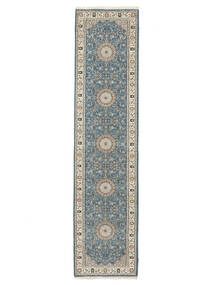  Orientalischer Nain Indisch Teppich 86X360 Läufer Dunkelgelb/Braun Wolle, Indien Carpetvista