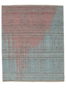 254X313 Grass Teppich Moderner Dunkelgrau/Braun Großer (Wolle, Indien) Carpetvista