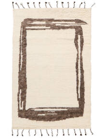 160X240 Moroccan Berber - Indo Teppich Moderner Beige/Braun (Wolle, Indien) Carpetvista