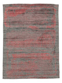 173X230 Tappeto Wool/Bambusilk Loom - Indo Moderno Rosso Scuro/Marrone (India) Carpetvista