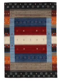 160X230 Tapete Gabbeh Loom Moderno Preto/Castanho (Lã, Índia) Carpetvista