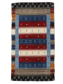  80X150 Striped Small Gabbeh Loom Rug Wool, Carpetvista