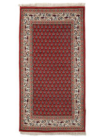 70X140 絨毯 オリエンタル Mir インド ダークレッド/茶色 (ウール, インド) Carpetvista