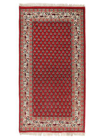  Mir Indo Rug 70X140 Wool Dark Red/Black Small Carpetvista