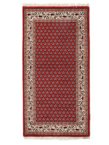  Orientalisk Mir Indisk Matta 70X140 Mörkröd/Brun Ull, Indien Carpetvista